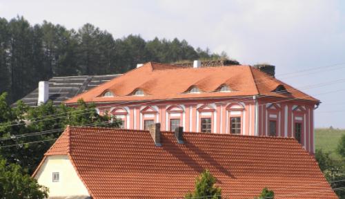 Fotografie zámku v Dobrši z r. 2004