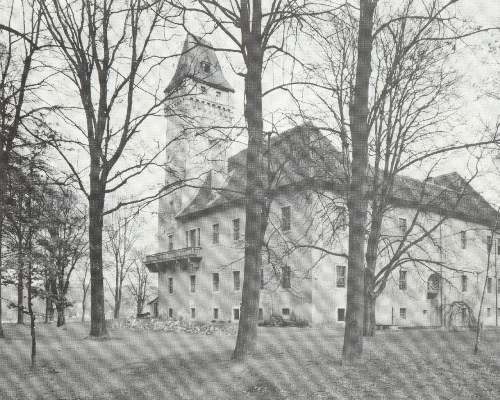 Škvořetický zámek v r. 1960
