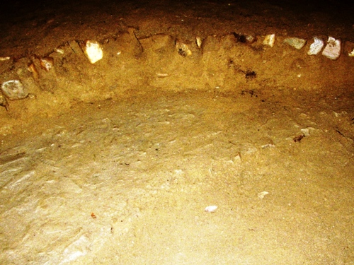 Původní podlaha sklepa