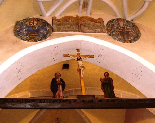Renesanční výzdoba kostela ve Volenicích
