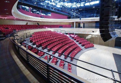 Spoleensk centrum Uffo jako divadeln arna pro 521 divk